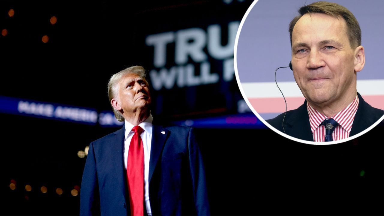Trump, Sikorski