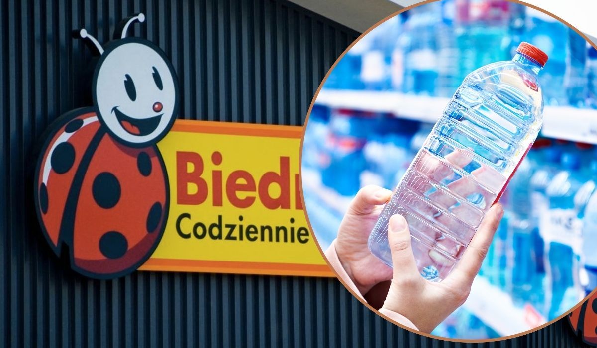 woda mineralna i biedronka