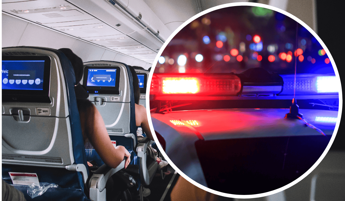 Pasażerka paliła papierosa na pokładzie samolotu
