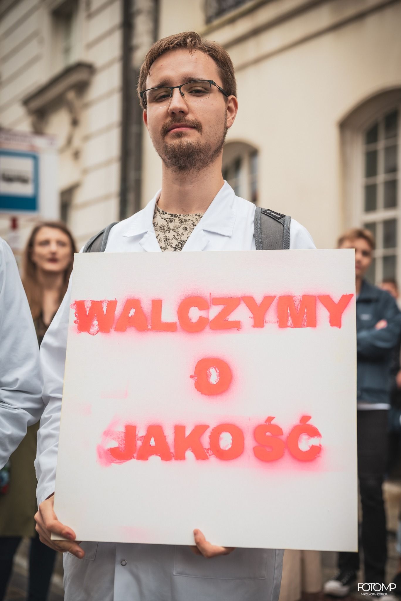 Protest lekarzy, Warszawa, 20.09.2023, fot. Mikołaj Pancerz