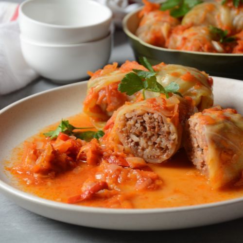 Gołąbki po poznańsku są hitem w moim domu. Farsz jest mistrzostwem