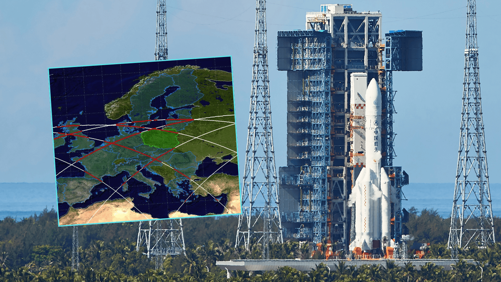 RCB wydał pilny komunikat: Fragment kosmicznej konstrukcji nad Polską