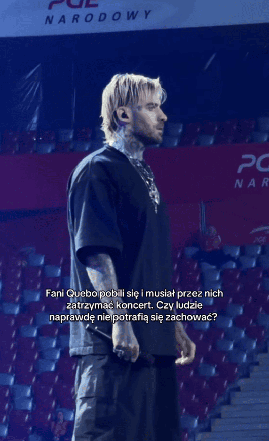 Kilka razy przerywał występ, a potem... Niewiarygodne sceny na Narodowym
