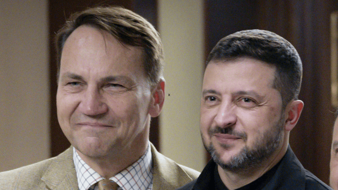 Radosław Sikorski i Wołodymyr Zełenski