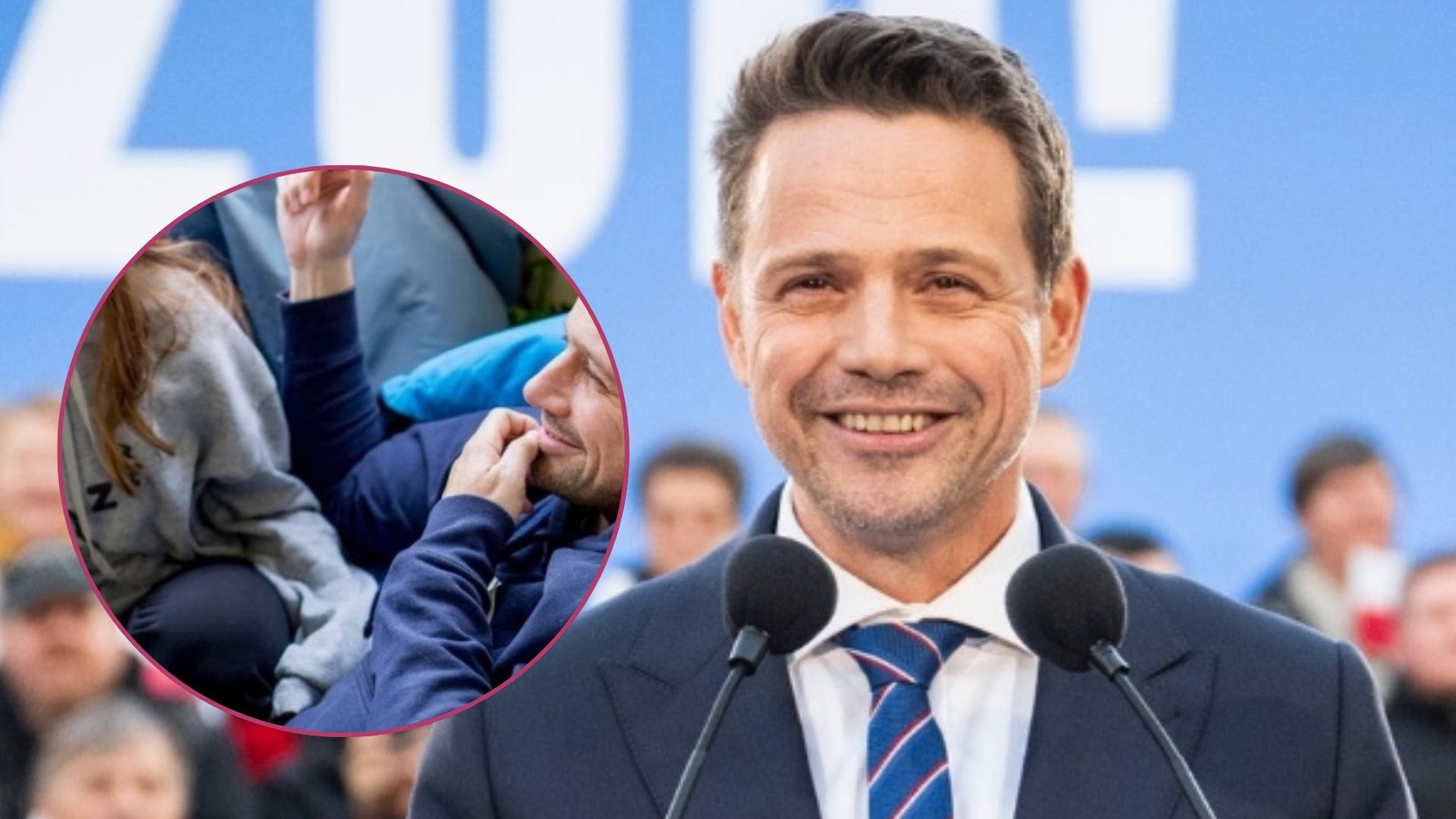 Rafał Trzaskowski z córką
