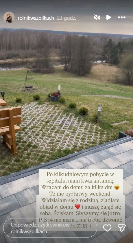 Gwiazda "Rolnika" trafiła do szpitala. Po długiej ciszy przekazała niepokojące wieści