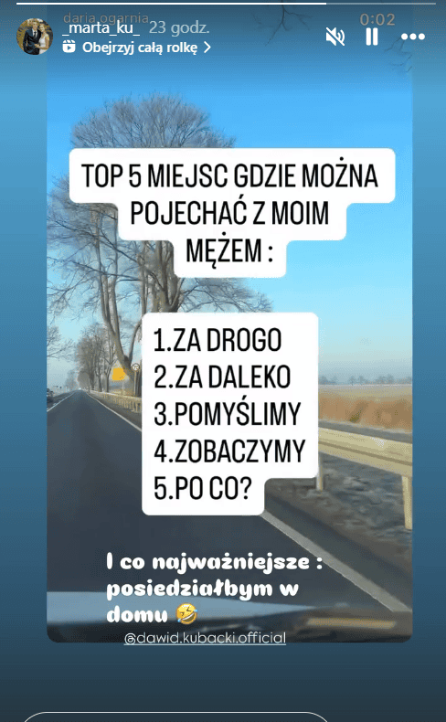 Nadeszły wieści z domu Kubackich. Marta już tego nie ukrywa