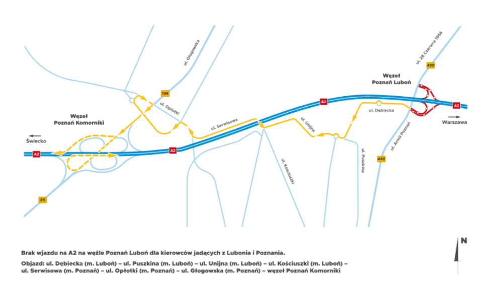 Remont nawierzchni na węźle Poznań Luboń - Autostrada Wielkopolska _ - [www.autostrada-a2.pl].png
