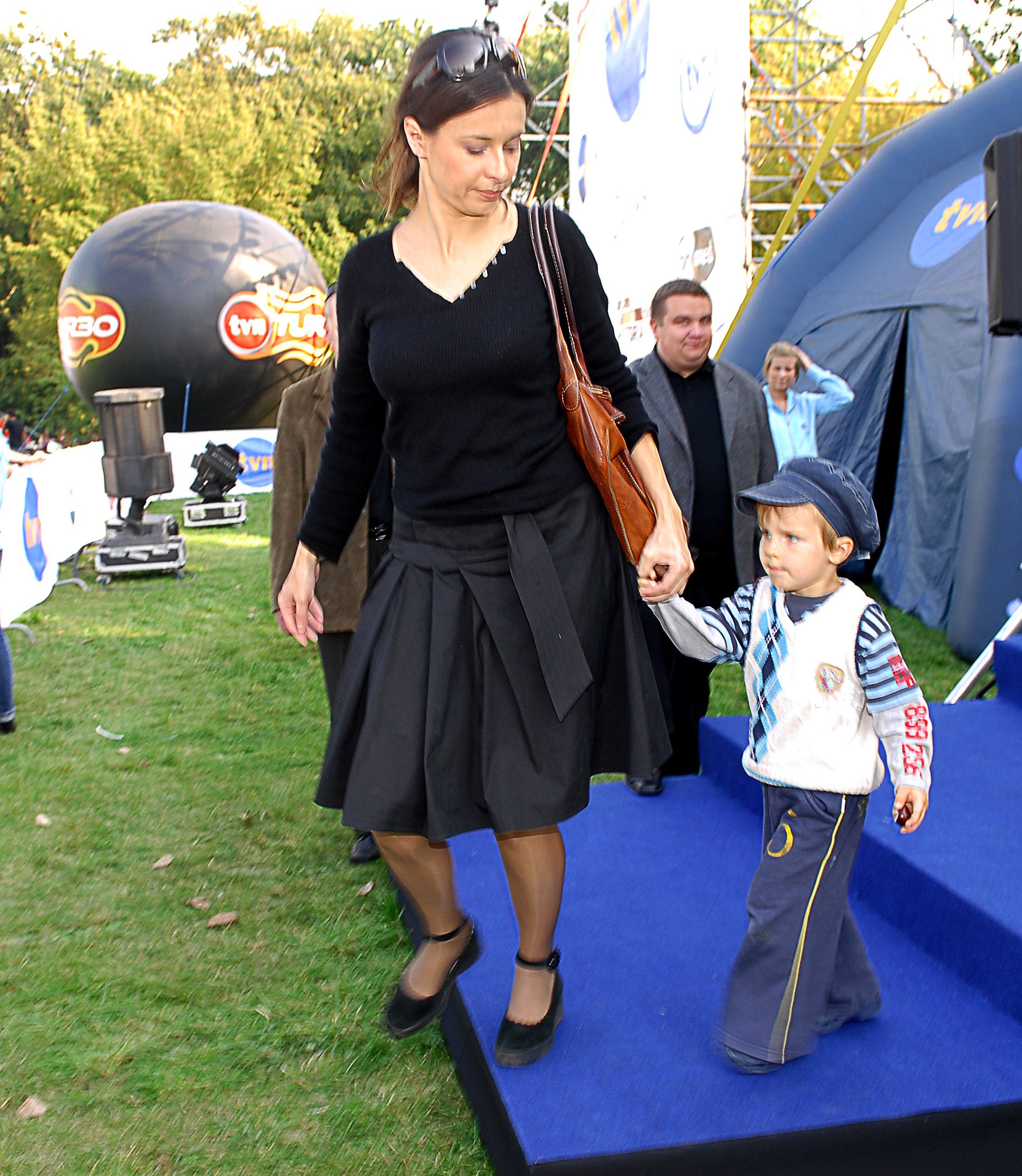 Renata Dancewicz z synem w 2007 roku. Fot. Kapif.jpg