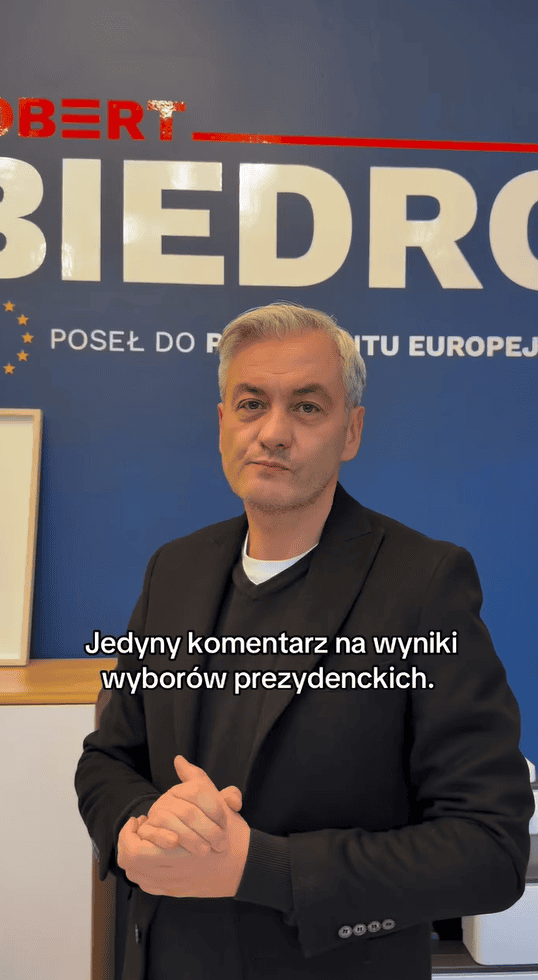 Biedroń reaguje na wynik wyborów. Krótkie wideo nieźle uruchomiło Polaków