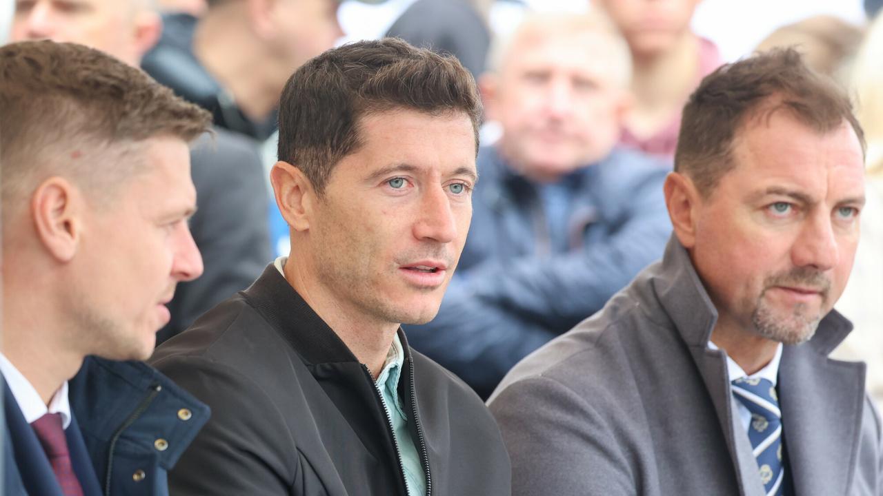 Robert Lewandowski i Jerzy Dudek
