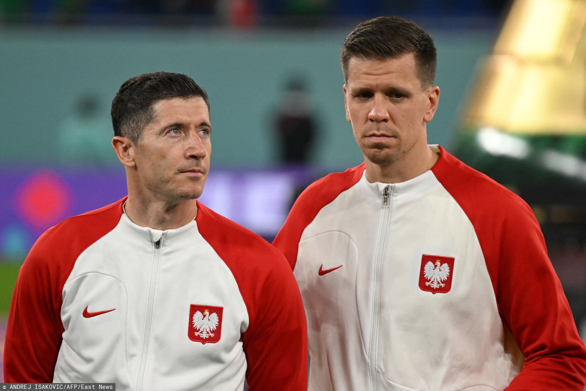 Robert Lewandowski i Wojciech Szczęsny