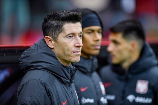 Robert Lewandowski, mecz Polska-Chorwacja, fot. AKPA