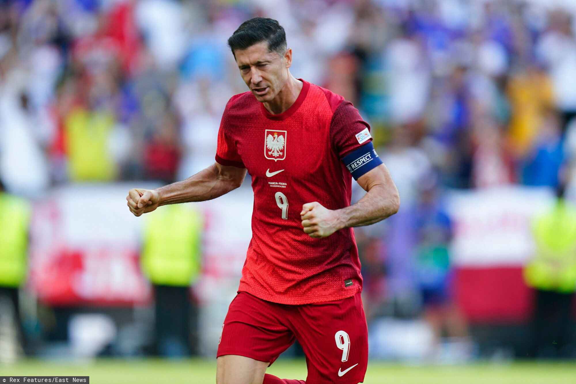 Robert Lewandowski, mecz Polska - Francja, zdjęcie z Anną Lewandowską, co zrobił po meczu