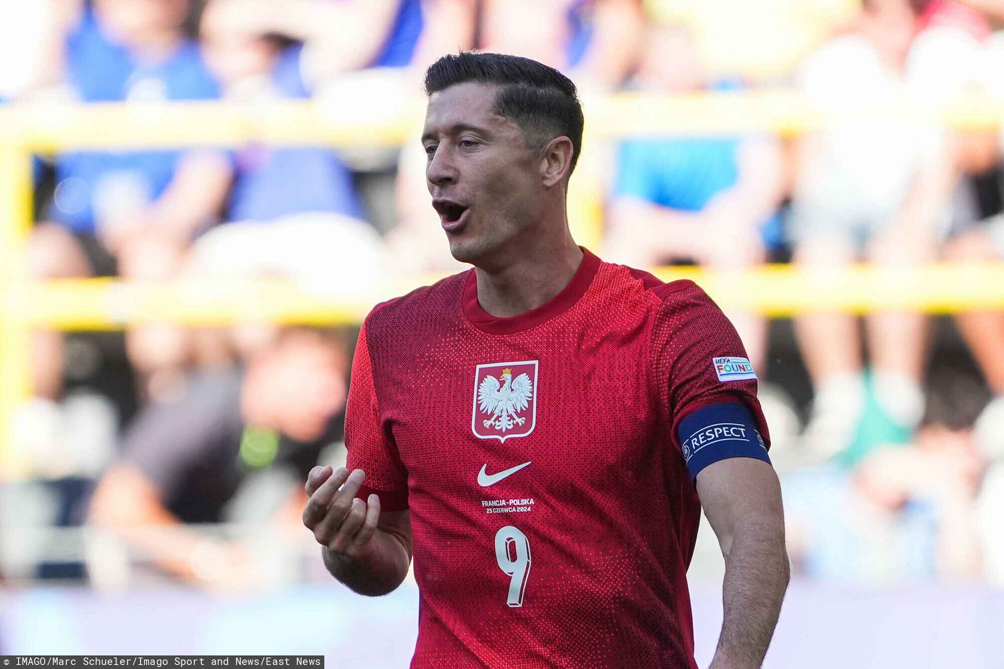 Robert Lewandowski, mecz Polska - Francja, zdjęcie z Anną Lewandowską, co zrobił po meczu