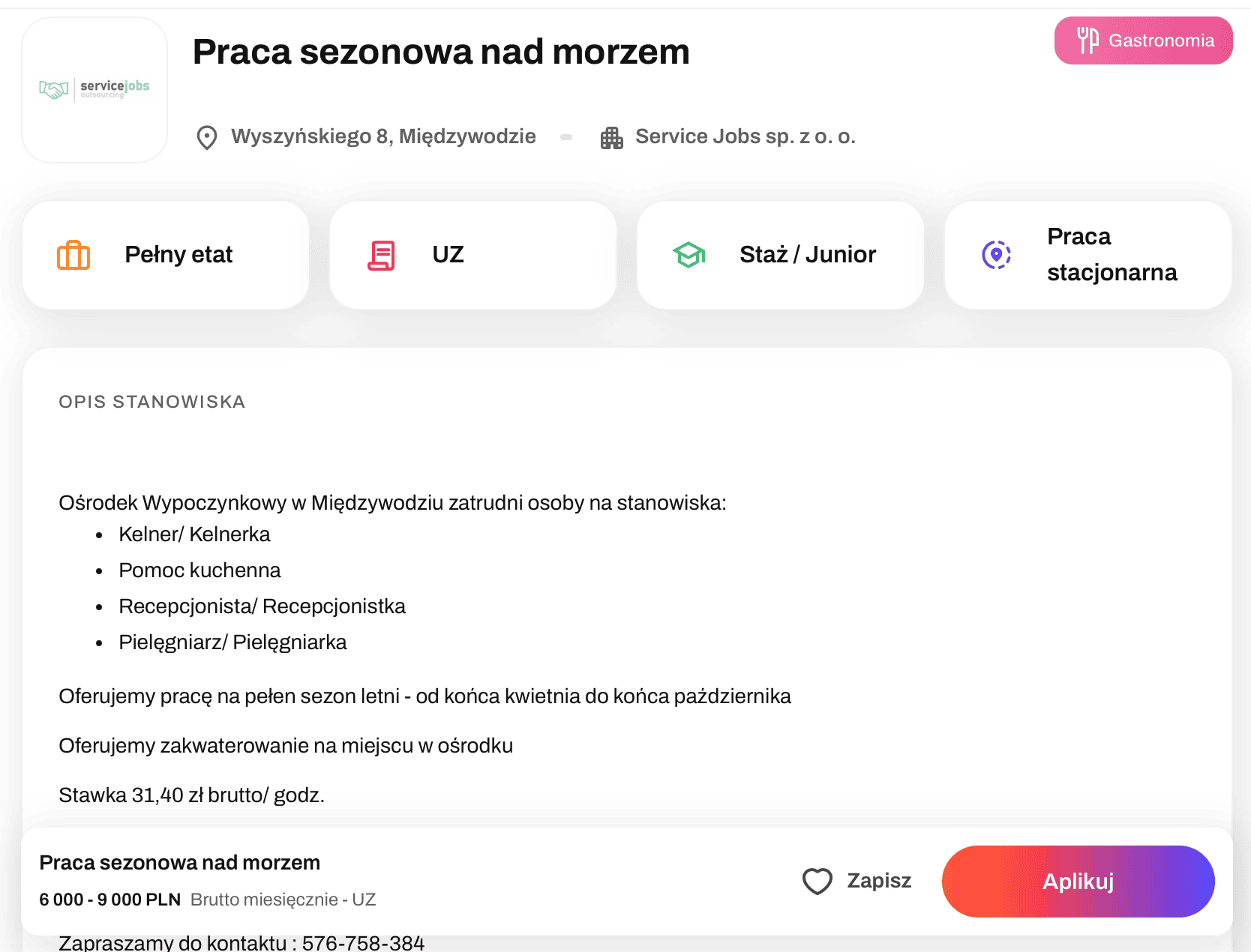 GUS: turystyka i gastronomia na fali, ale transport w dół. Gdzie szukać pracy latem?