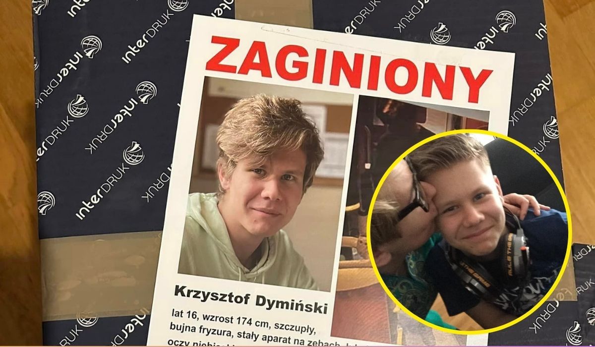 Rodzice Krzysztofa Dymińskiego zbierają ochotników do akcji poszukiwawczej, fot. Facebook/Agnieszka Dy