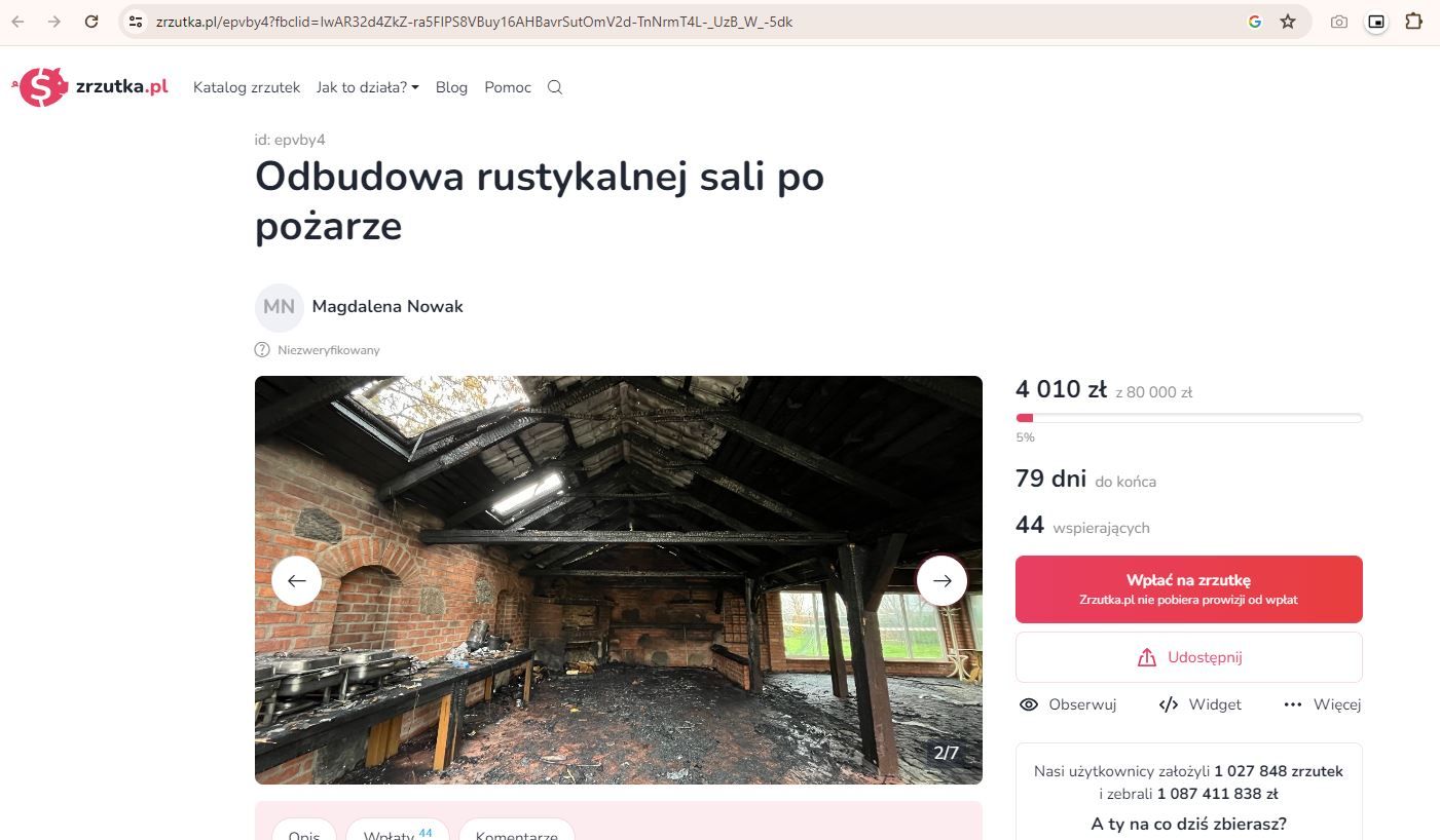 Rodzinę Seweryna Nowaka z „Rolnik szuka żony” spotkała ogromna tragedia, fot. zrzutka.pl 1.JPG