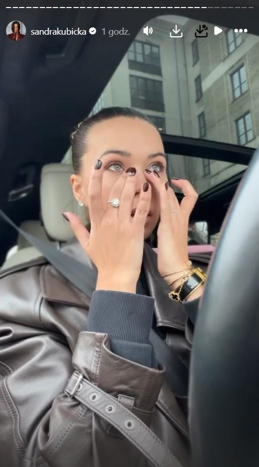 Sceny z udziałem Sandry Kubickiej na środku ulicy. Gwiazda nie wytrzymała