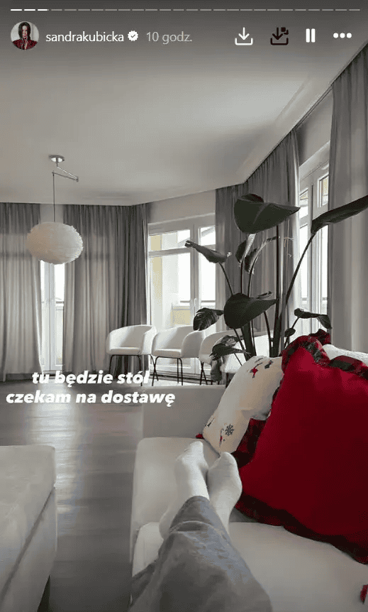 Sandra Kubicka pokazała nowe mieszkanie i się zaczęło. "Nikt nikogo nie wyrzucił".