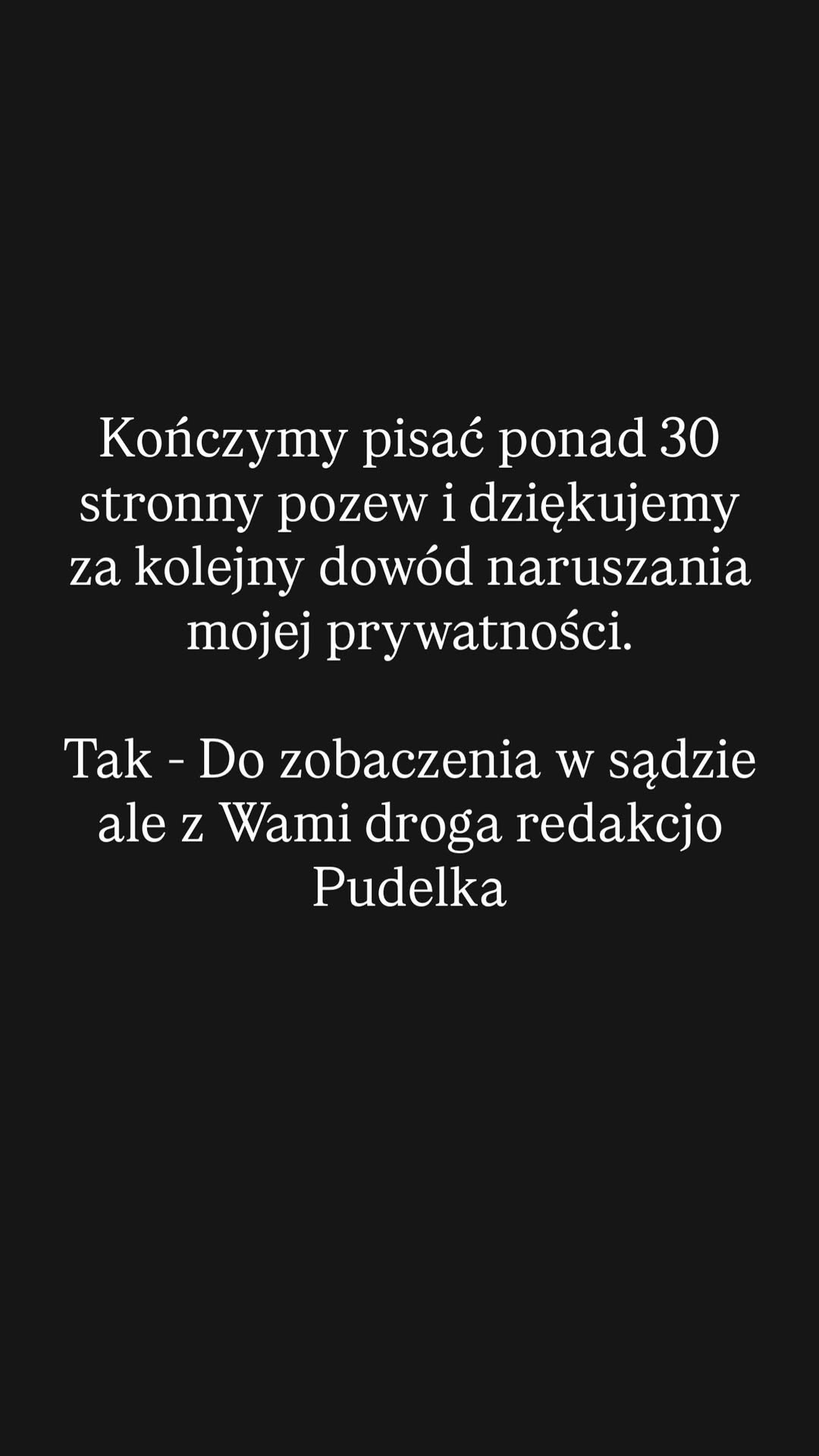 Sandra Kubicka przerwała milczenie. Zabrała głos ws. sprawy sądowej