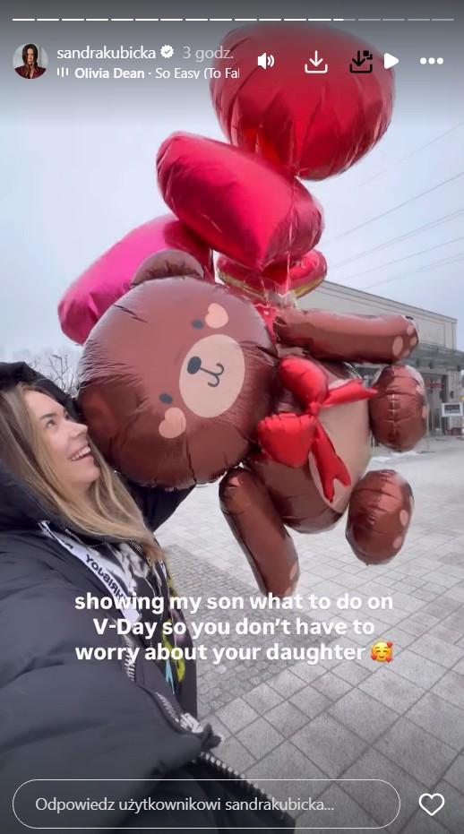 Sandra Kubicka zaskoczyła całą Polskę w walentynki. Naprawdę go pokazała 