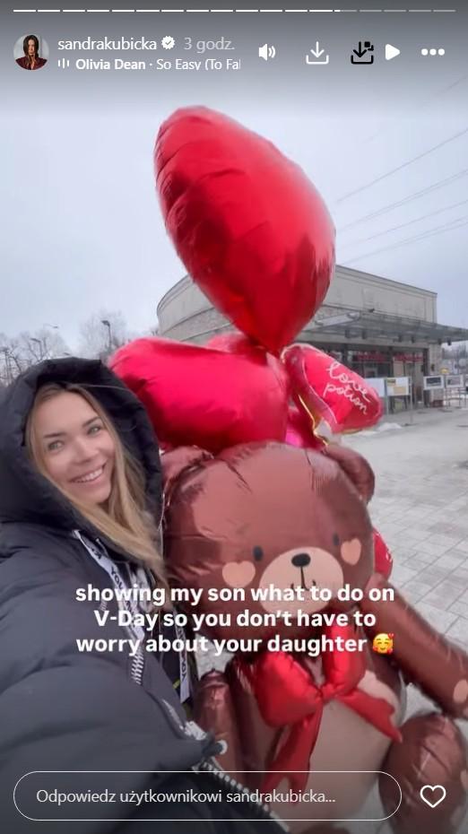 Sandra Kubicka zaskoczyła całą Polskę w walentynki. Naprawdę go pokazała 