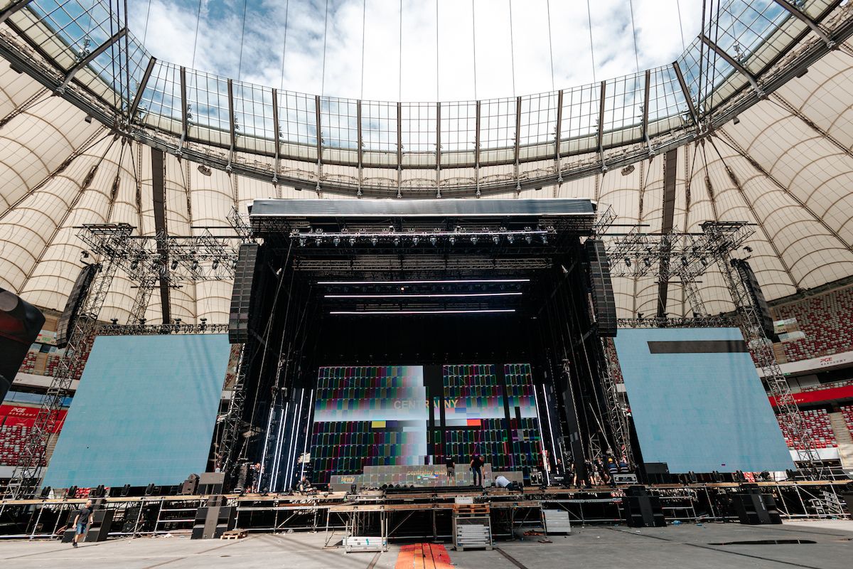 Scena Jennifer Lopez w Warszawie na Stadionie Narodowym, fot. Świat Gwiazd Exclusive