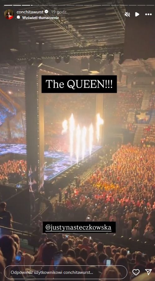 Conchita Wurst podsumowała Steczkowską i jej występ. Szybko doczekała się reakcji Justyny