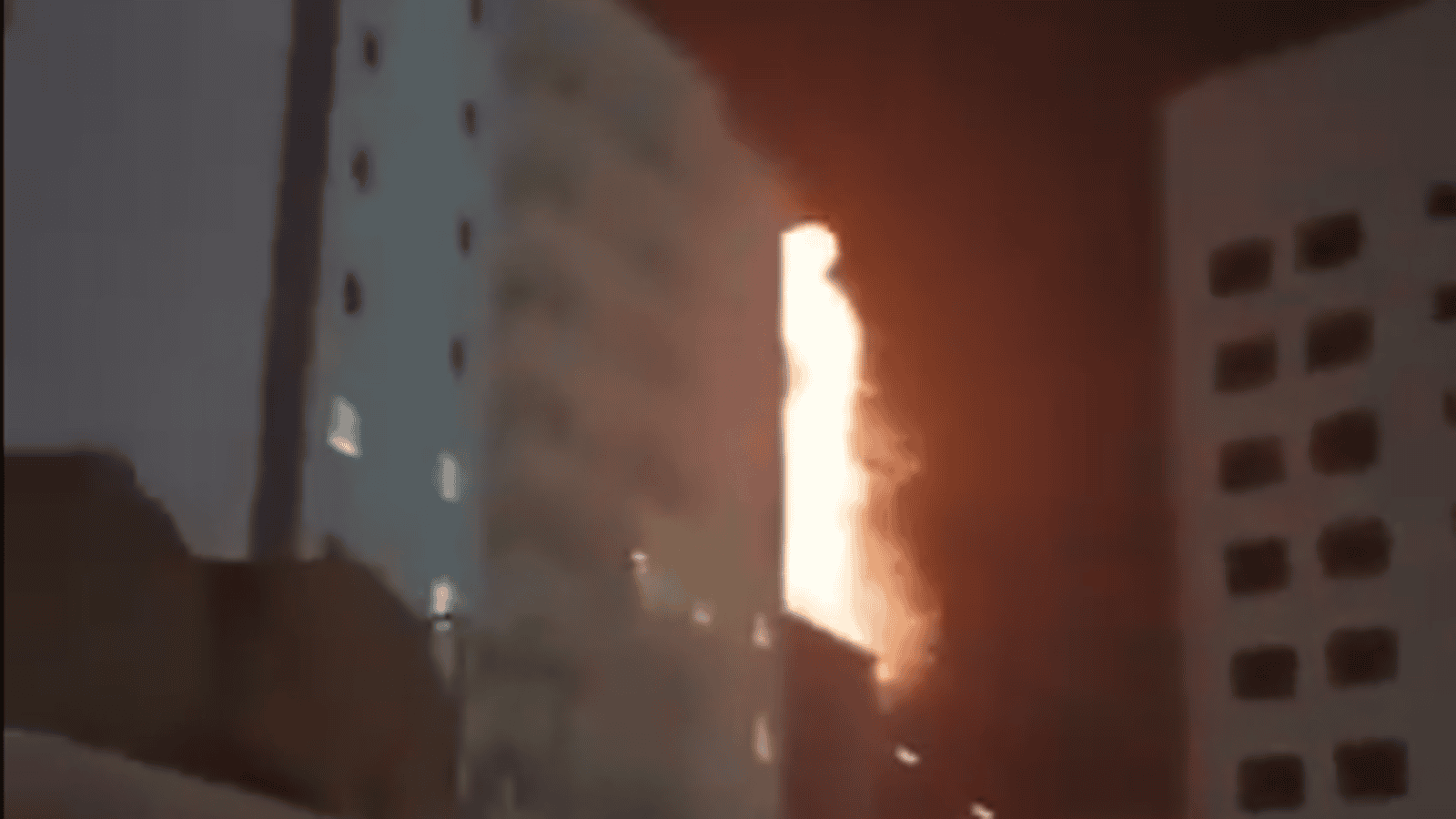 Nagrali moment ataku. Dron roztrzaskał się o hotel