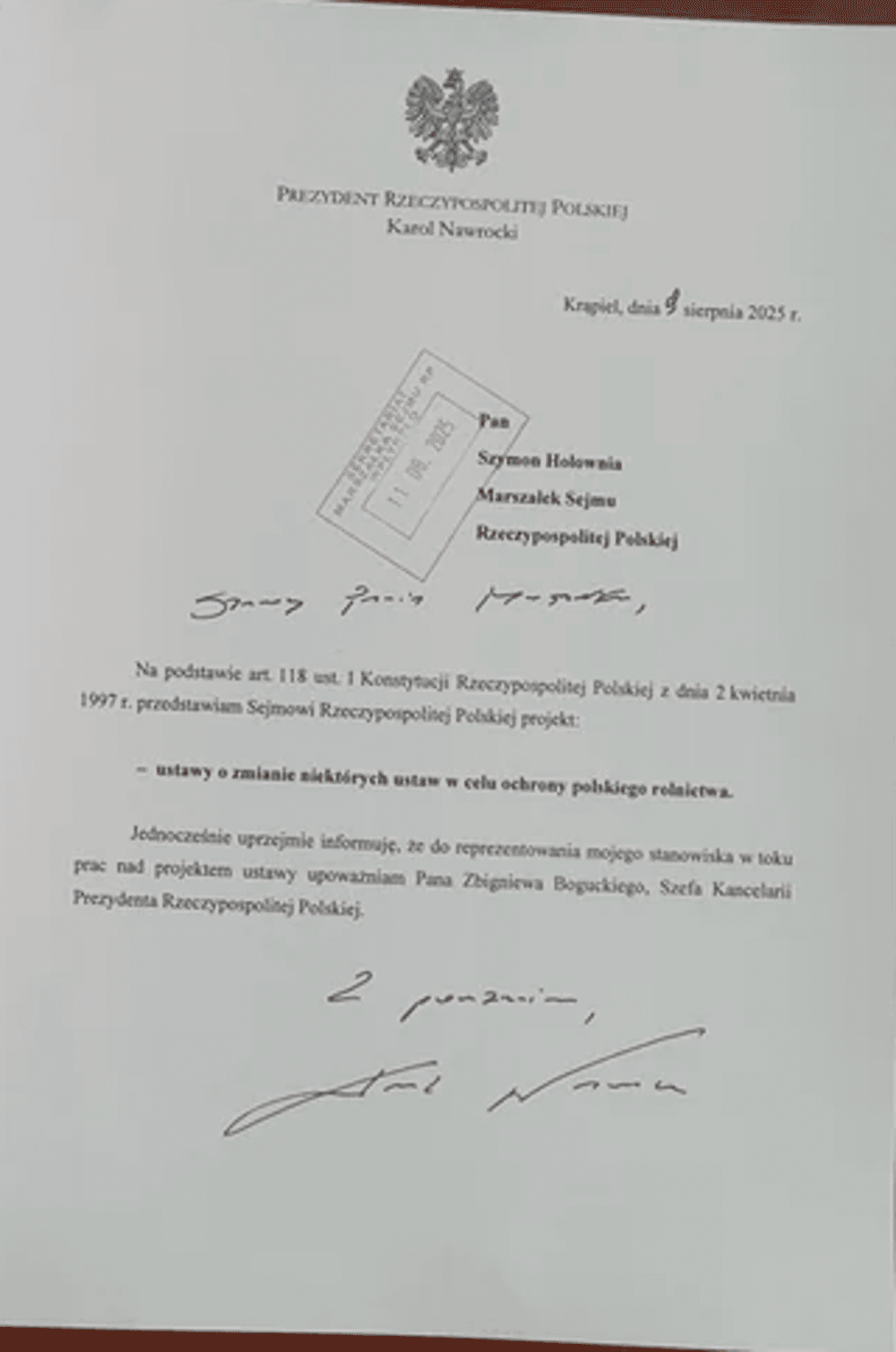 Nawrocki napisał list do Czarzastego. Tak go potraktował, uwagę przykuł jeden szczegół