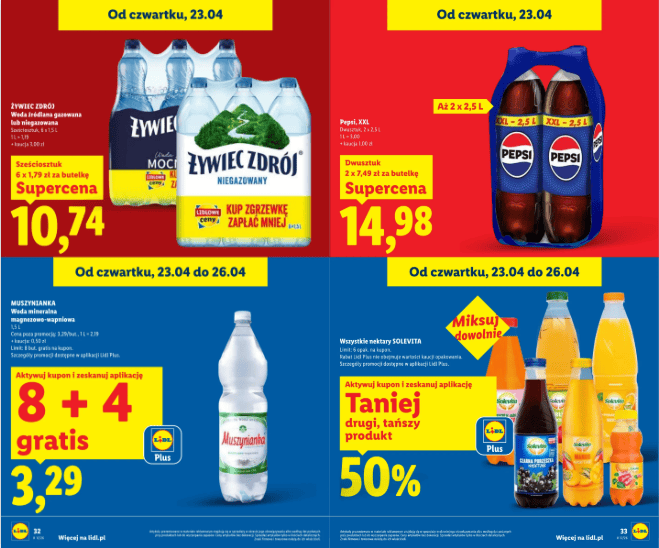Od 23 kwietnia w Lidlu ostatnia taka promocja przed majówką. Ludzie będą brać na zapas