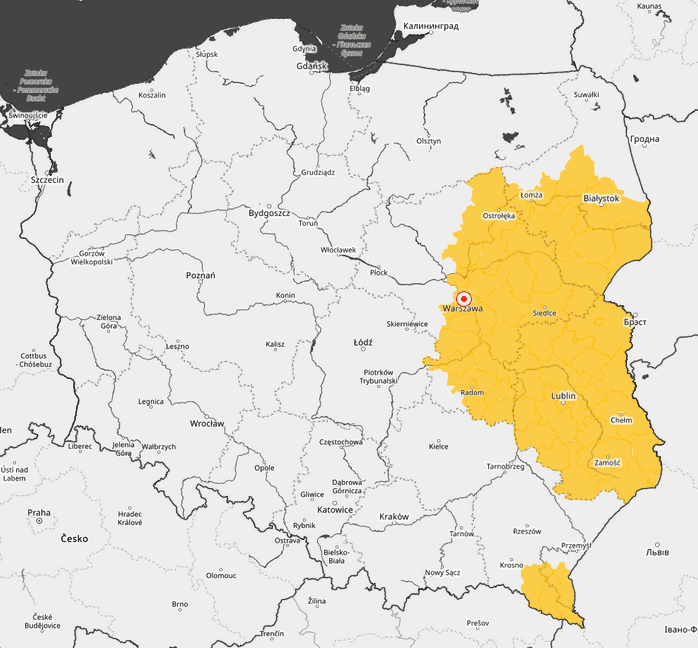 IMGW wydało pilne ostrzeżenie dla tych regionów. Załamanie pogody