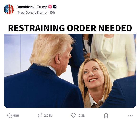 Nowe napięcie na linii Waszyngton–Rzym. Trump znowu obraził Meloni