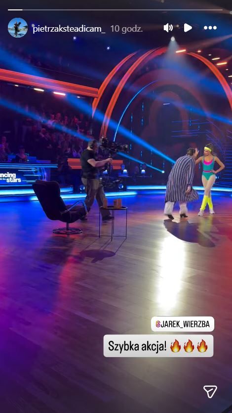 Na parkiet nagle wparowali mężczyźni, a Fabijański tańczył niewzruszony. Tego nie pokazali w telewizji