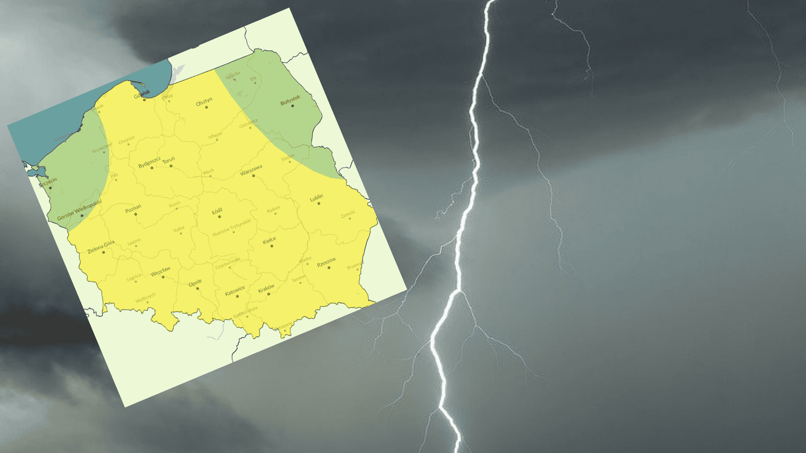 Fot. Canva/x.com/Sieć Obserwatorów Burz