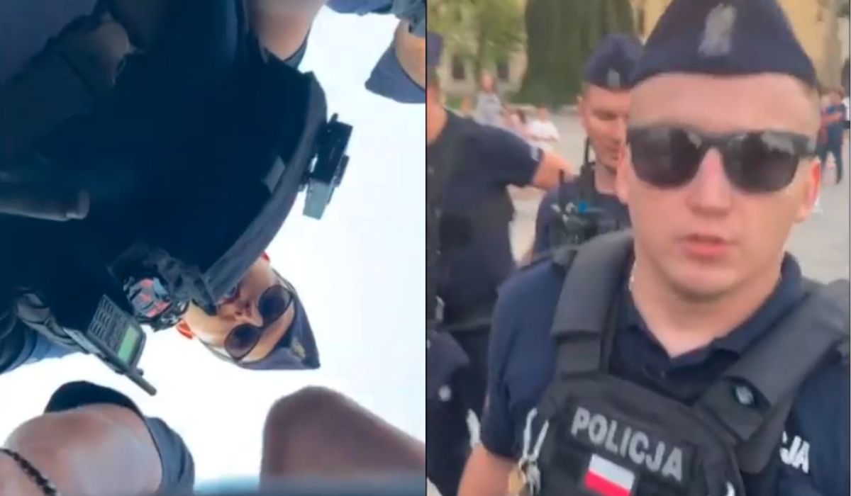 interwencja policji na Wawelu