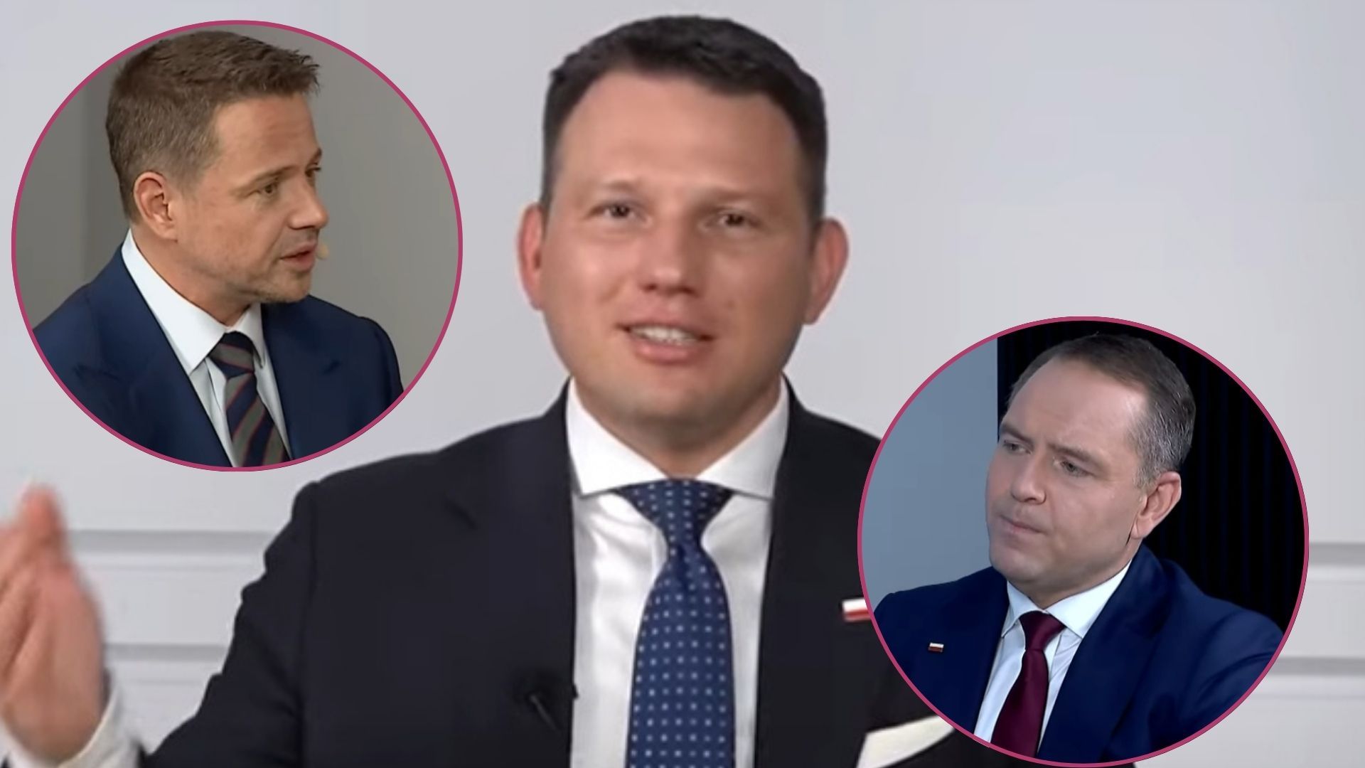 Sławomir Mentzen, Nawrocki, Trzaskowski, fot. YouTube