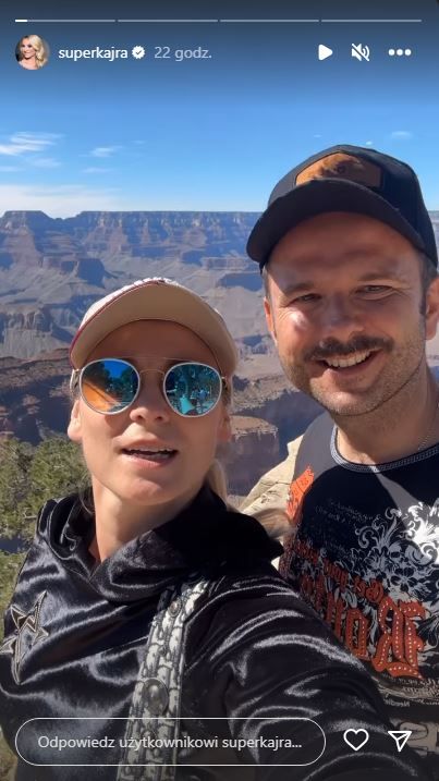 Sławomir i Kajra zwiedzają Stany Zjednoczone, fot. Instagram superkajra 2.JPG