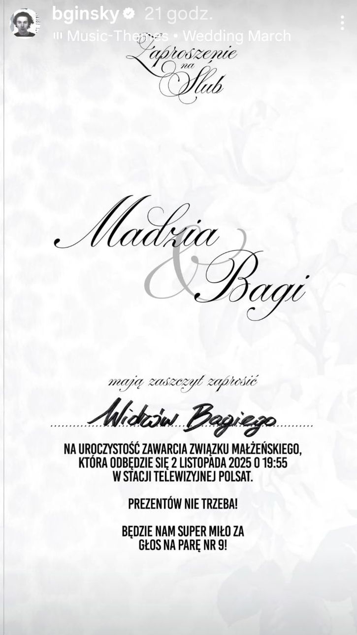 Gwiazdy "TzG" wezmą  ślub na antenie. Wyciekły kulisy