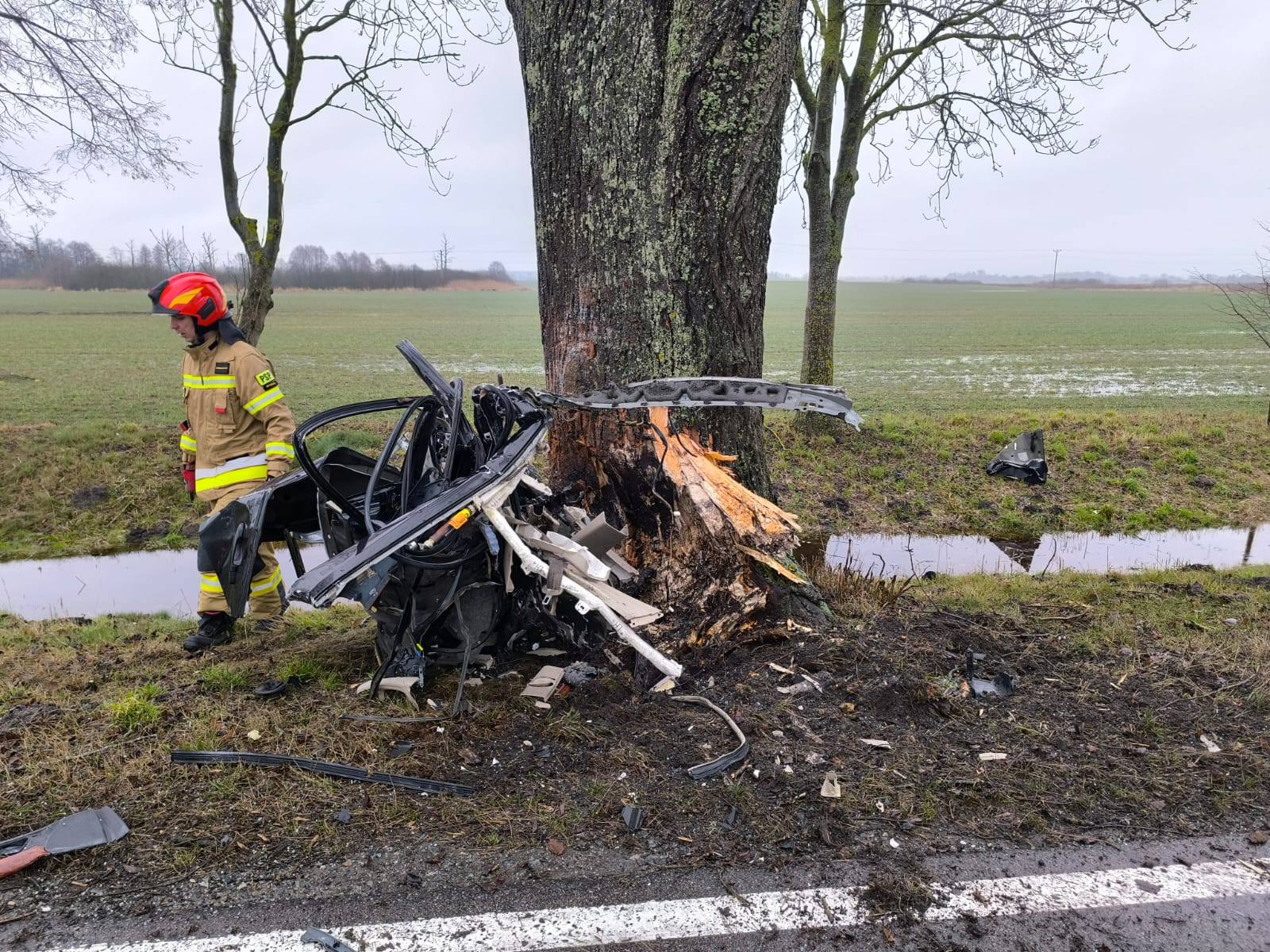 Śmiertelny wypadek koło Braniewa