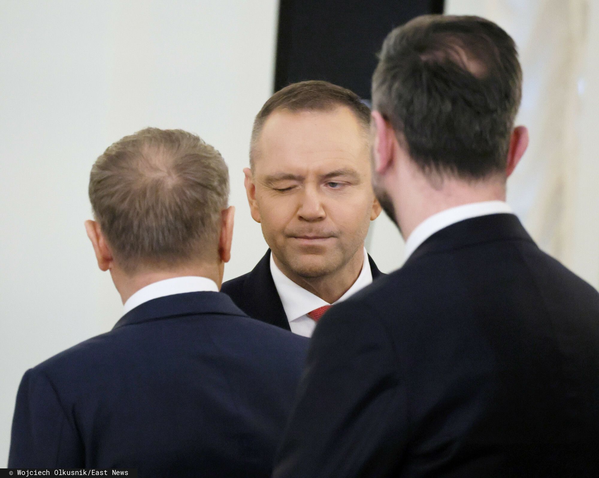 Nawrocki robił dziwne miny do Tuska. Te zdjęcia błyskawicznie obiegły sieć 