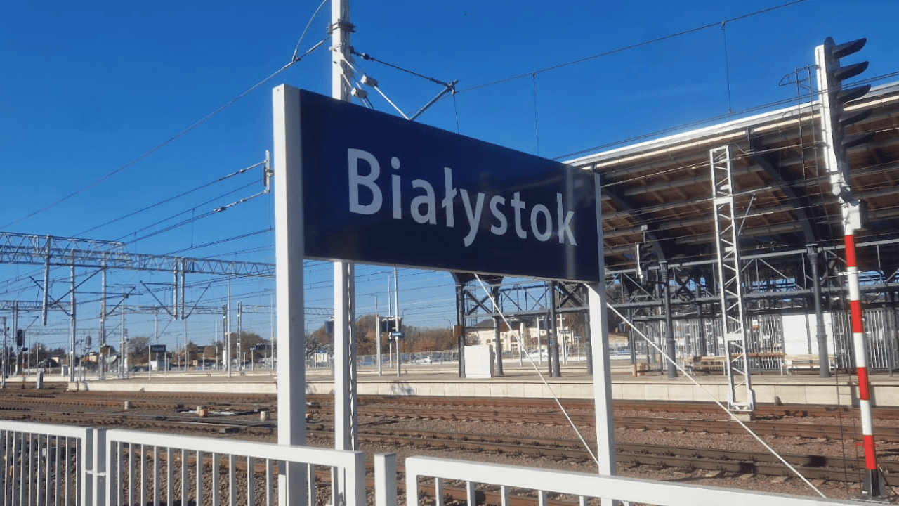 Stacja kolejowa w Białymstoku