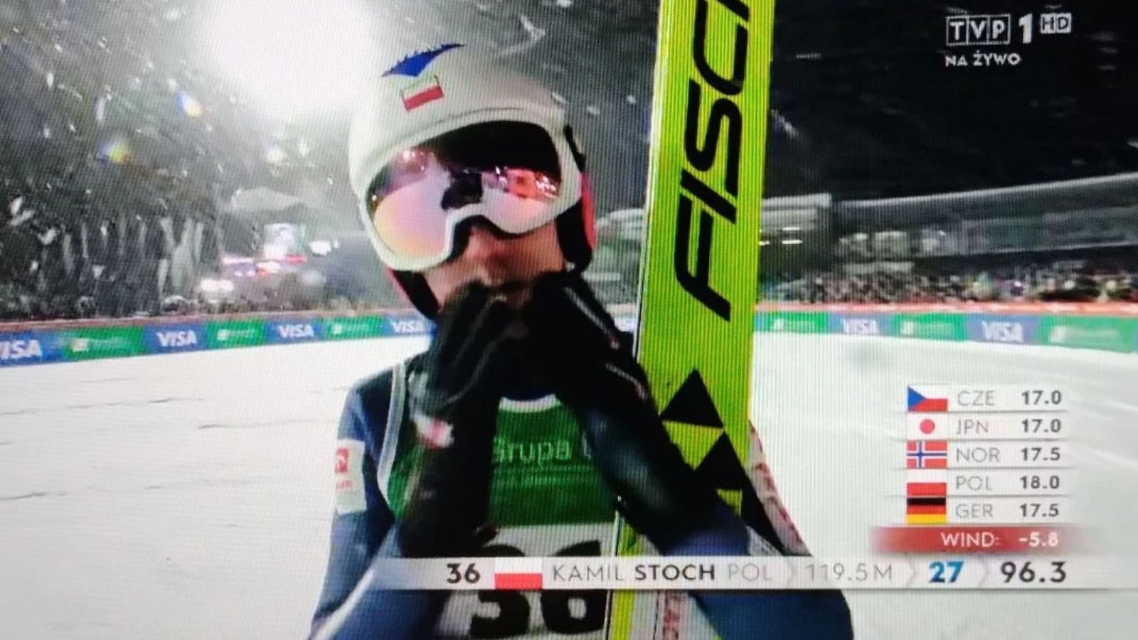 Ależ wpadka Stocha. Kibice wstrzymali oddech. To niemożliwe!