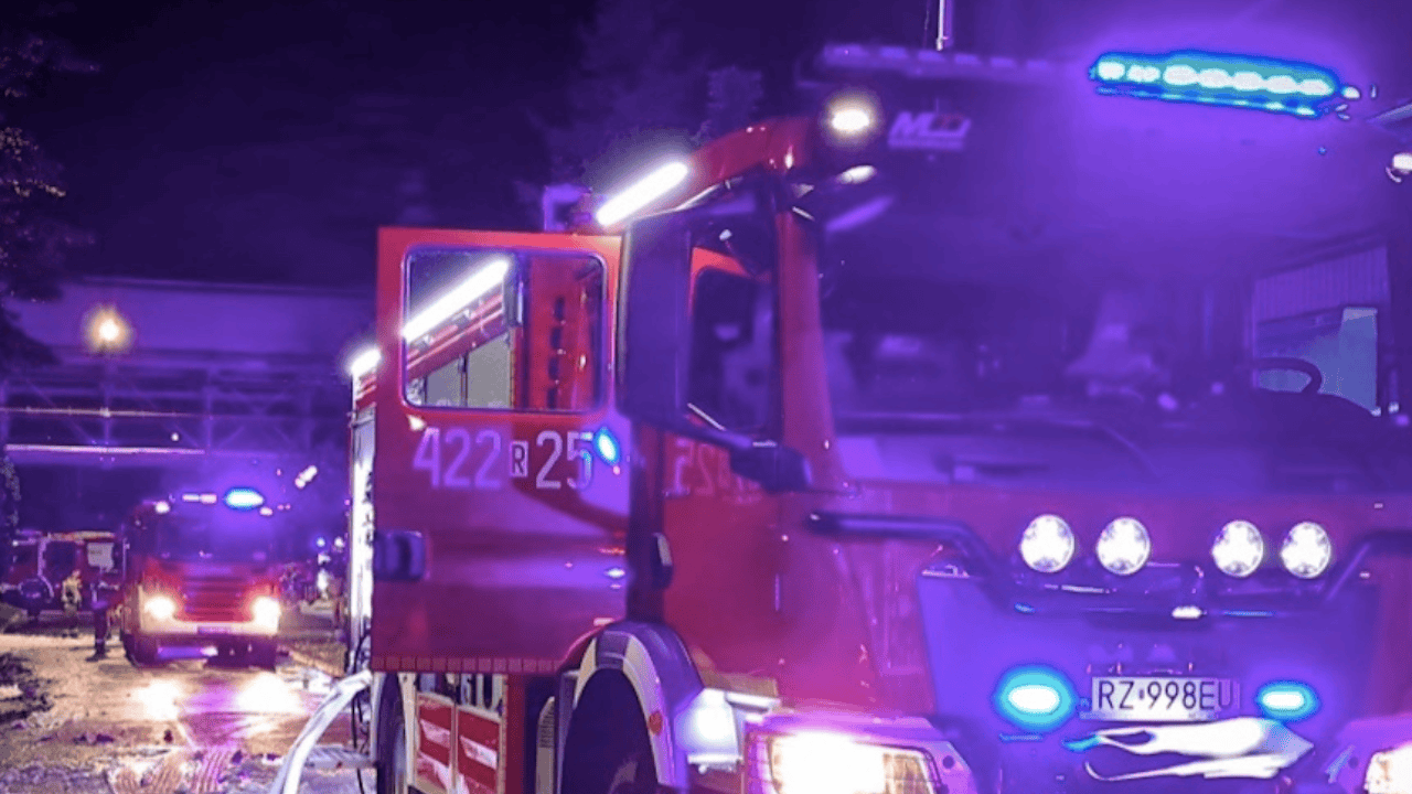 Potężny pożar w polskim mieście, na miejscu kilka zastępów straży. Trwa pilna akcja służb