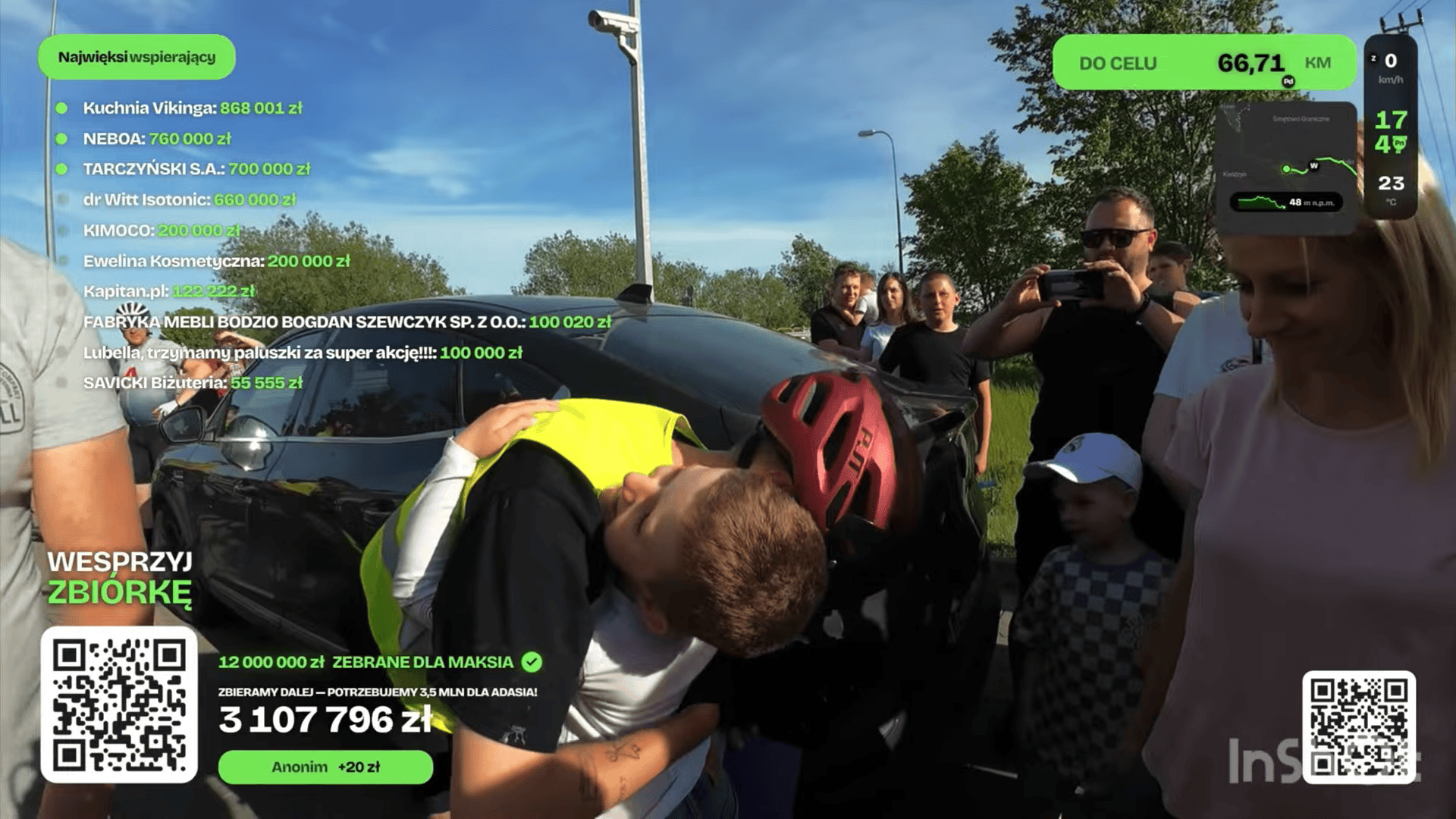 To dla niego Łatwogang zbierał pieniądze. Chory chłopiec przemówił. Ludzie natychmiast zalali się łzami