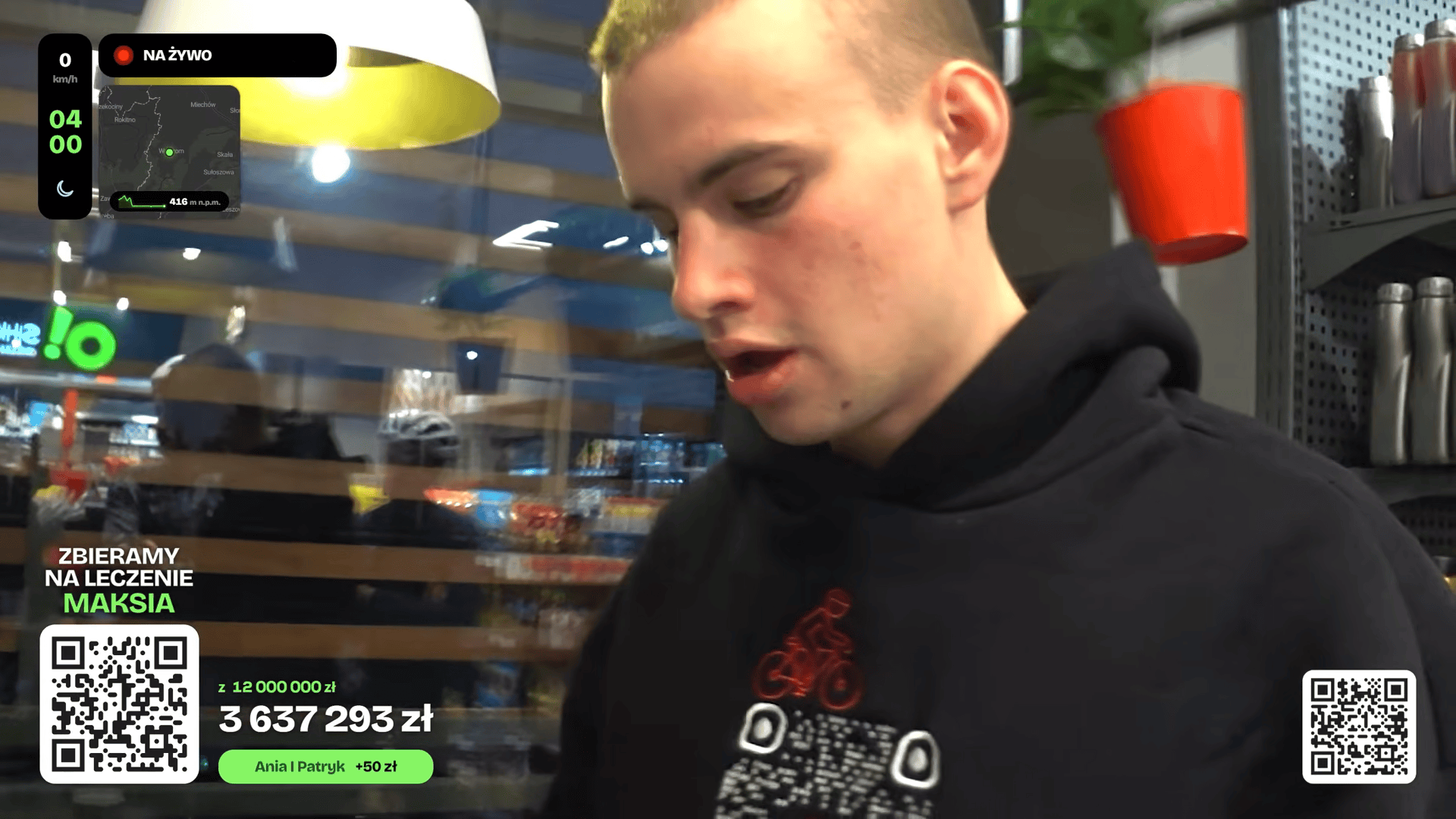 Łatwogang z niepokojącymi objawami. W nocy szukano lekarza. Musiał się zatrzymać
