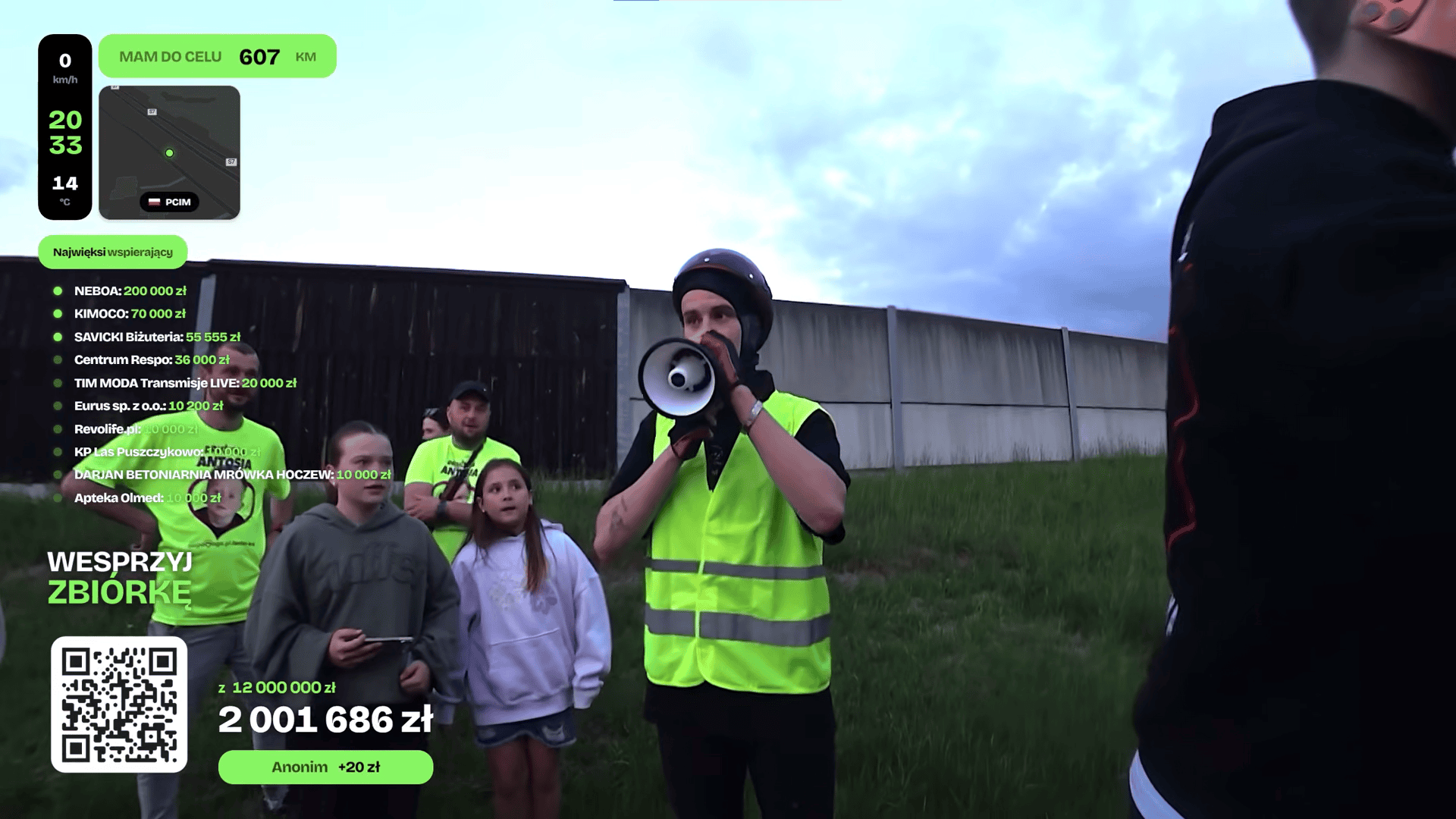 Niebezpieczne sceny na trasie Łatwoganga. Musiał się zatrzymać. Tak zachowali się ludzie