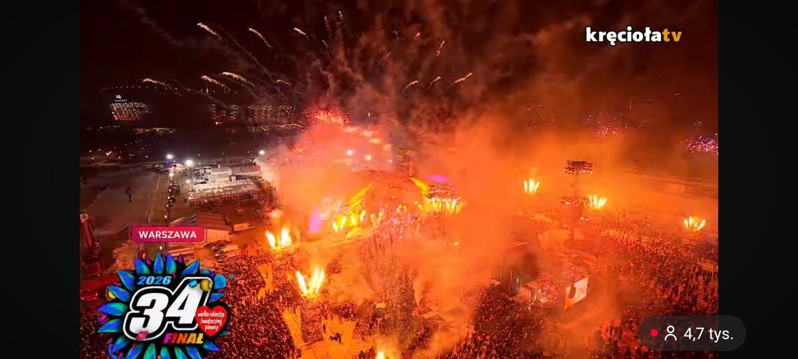 Ludzie aż zaczęli piszczeć. Tak wyglądało Światełko do Nieba