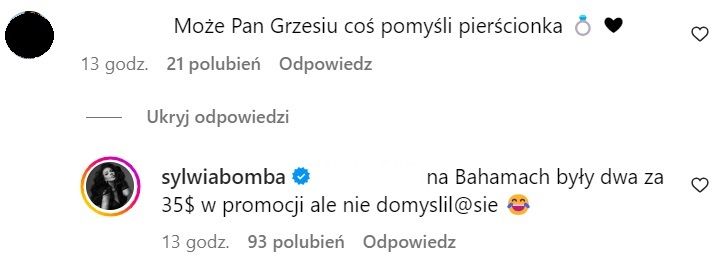 Sylwia Bomba instagram
